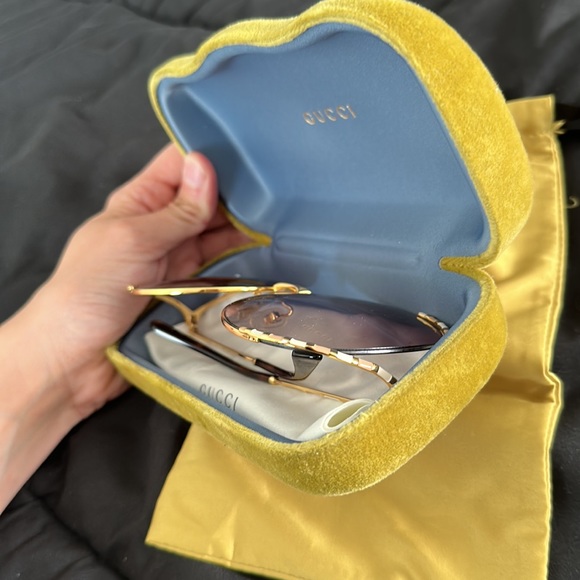 Gucci Interlocking G Logo Round Sunglasses main image 2